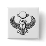 scarab pinback button