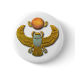 Scarab-gold Button