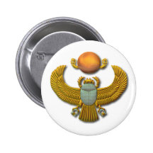 Scarab-gold Button