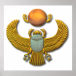 Scarab-gold Print