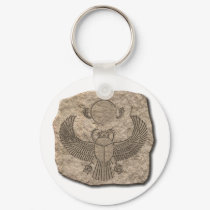 Scarab-stone keychains