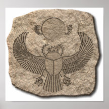 Scarab-stone Print