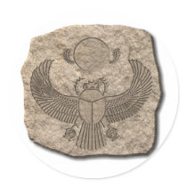 Scarab-stone stickers
