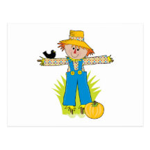 Scare Crow Postcard