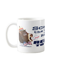 Scare Republicans, Register To Vote Mug 
