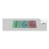 Scare-S-Ca-Re-Sulfur-Calcium-Rhenium.png Bumper Sticker