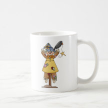 Scarecrow 2 Autumn Crow Coffee Mugs