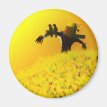 SCARECROW at Dusk Fridge Magnets