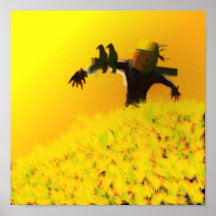 SCARECROW AT DUSK PRINT