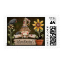 Scarecrow Autumn Blessings postage