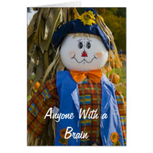 Scarecrow Birthday Card