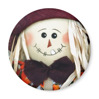 Scarecrow Close Up magnet