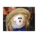 Scarecrow Face postcards by FallSeason Scarecrow Face postcards