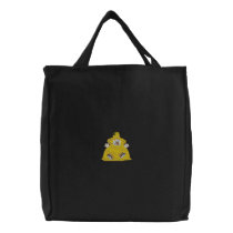 Scarecrow In Haystack embroidered bags by ZazzleEmbroidery Scarecrow In Haystack embroidered bags