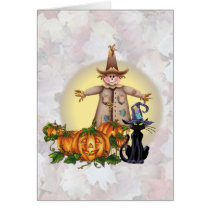 SCARECROW, JACK & CAT by SHARON SHARPE cards