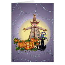 SCARECROW, JACK & CAT by SHARON SHARPE cards
