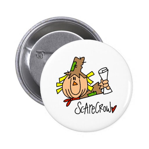 Scarecrow Pinback Buttons