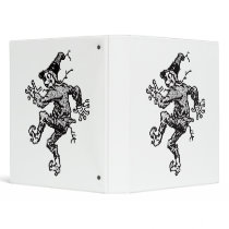 Scarecrow Striding 3 Ring Binder