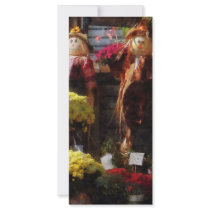 Scarecrows and Mums Rack Card