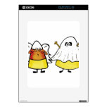 Scared Candy Corn Skins For iPad
