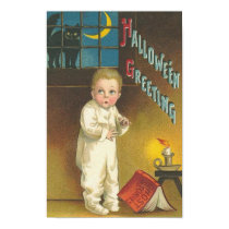 Scared Child With Cat in Window posters by vintagehalloween Scared Child With Cat in Window posters