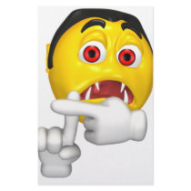 scared dracula smiley stationery by SmileyFaceStore scared dracula smiley stationery