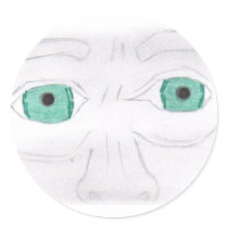 Scared Eyes Sticker