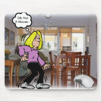 Scared lady... We have Mousepads!