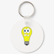 Scared Light Bulb keychains by hmaprk Scared Light Bulb keychains