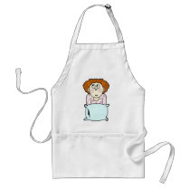 Scared Lil Girl Apron by calroofer Scared Lil Girl Apron