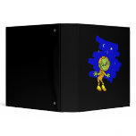 Scared little alien in space suit binders