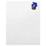 Scared little alien in space suit customized letterhead