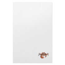 scared little crab stationery design