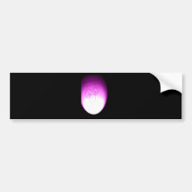 Scared Piggy Bumper Sticker