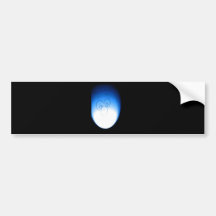 Scared Piggy caught in the Dark Bumper Stickers