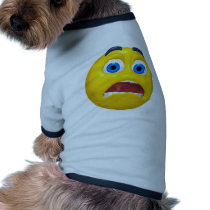 scared smiley pet clothing by SmileyFaceStore scared smiley pet clothing