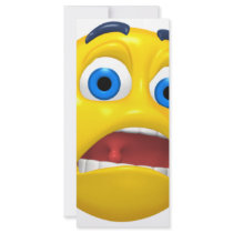 scared smiley rack cards by SmileyFaceStore scared smiley rack cards
