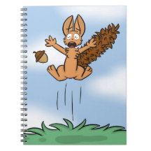 Scared Squirrel Notebook