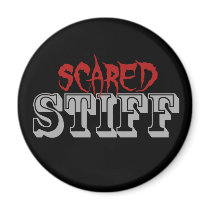 Scared Stiff Buttons magnets by ScaredStiffTV Scared Stiff Buttons magnets