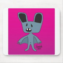 scaredy bat mousepads