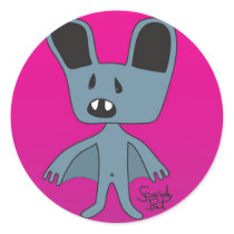 Scaredy Bat stickers
