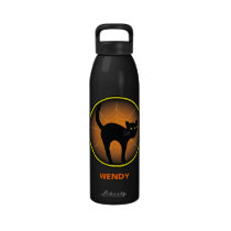 Scaredy Cat Halloween water bottles