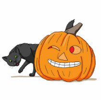 Scaredy Cat Halloween photo sculpture photo sculptures