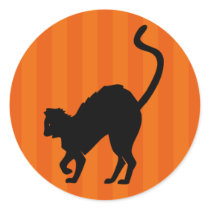 Scaredy Cat Halloween Sticker by mariannegilliand Scaredy Cat Halloween Sticker
