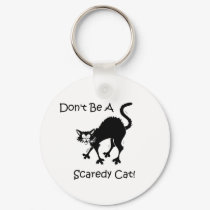 Scaredy Cat keychains by GigglyWear Scaredy Cat keychains