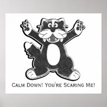 Scaredy Cat Poster