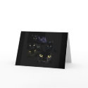 Scaredy Cats Greeting Card by purrfection Scaredy Cats Greeting Card