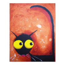Scaredy Stressie Cat posters