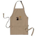 Scarey witch before coffee apron