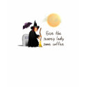 Scarey witch before coffee ladies shirt